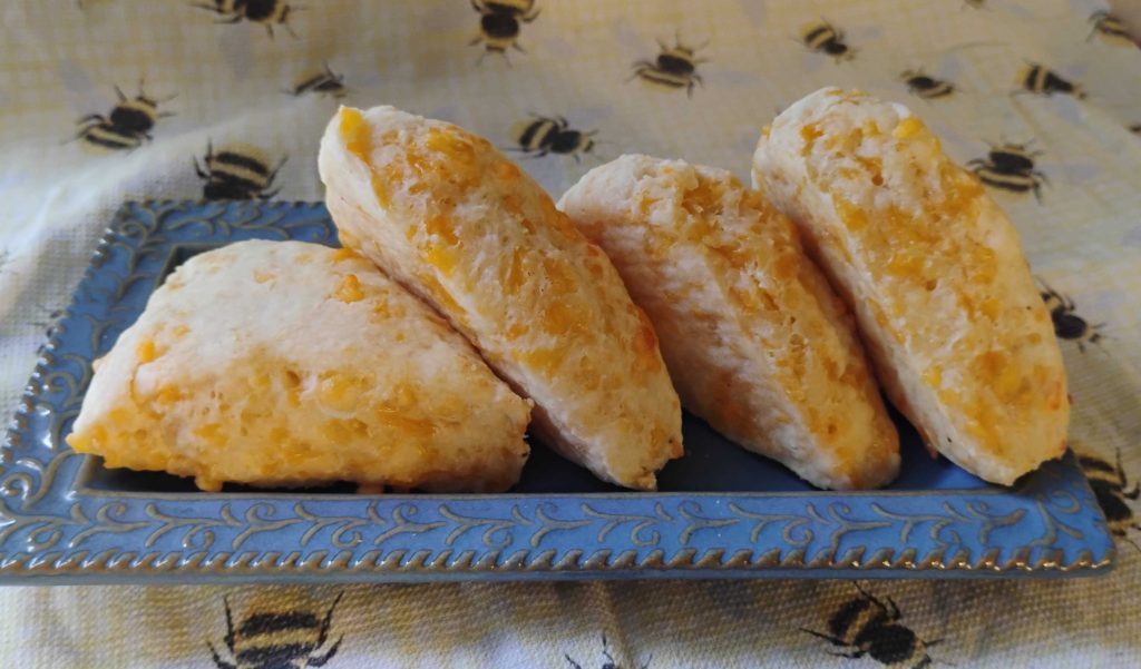 Cheddar Sourdough Biscuits