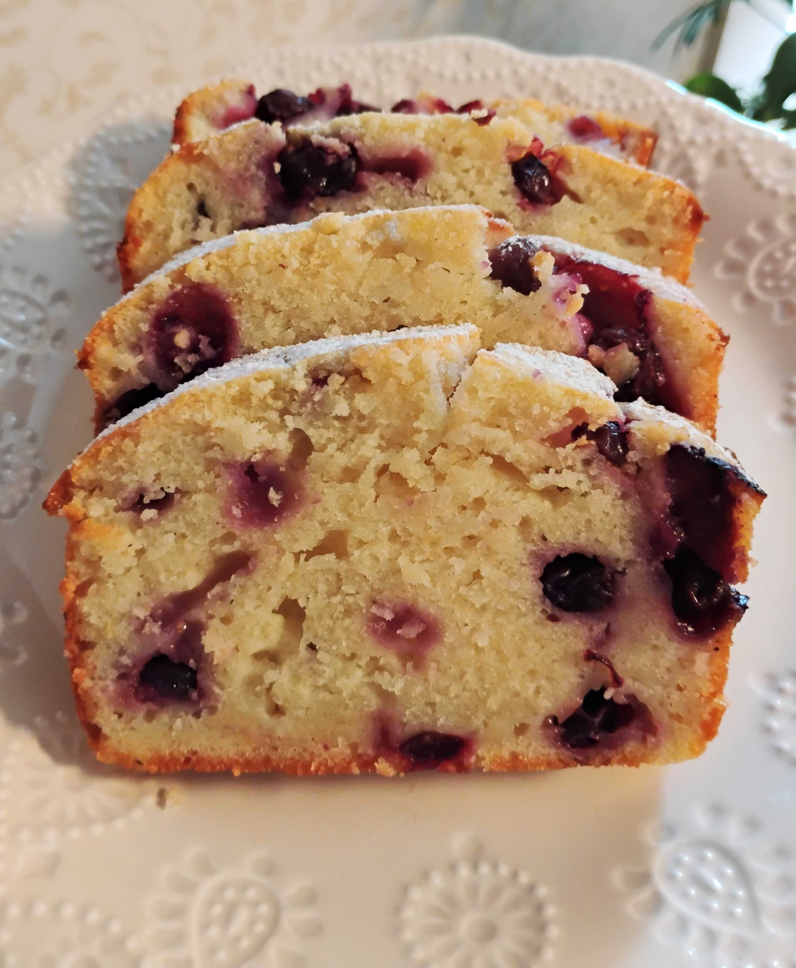 Blueberry Lemon Sourdough Discard Loaf