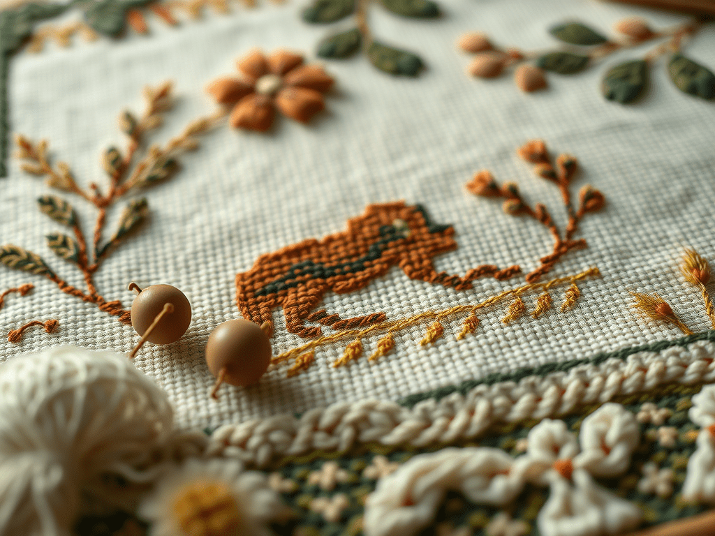 Needlepointing